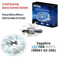 Кулер для кейса Sapphire LED Белый (4N001-03-20G)