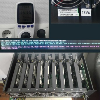 Ферма для майнинга SAPPHIRE MGI-9-9x470(4GB)-БП 256 ETH в Metoo.kz - Metoo (1)