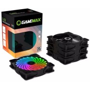 Вентилятор Комплект 4x12CM_RGB кулер Gamemax с управлением (CL400)