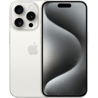 Смартфон Apple iPhone 15 Pro 128GB, White Titanium (MTUW3HX/<wbr>A) - Metoo (1)