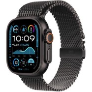 Apple Watch Ultra 2 GPS Cellular 49mm Black Titanium Case with Black Titanium Milanese Loop - M (MX5U3GK/A)