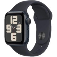 Apple Watch SE GPS 44mm Midnight Aluminium Case with Midnight Sport Band - S/M (MRE73QR/A)