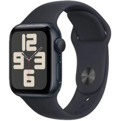 Apple Watch SE GPS 44mm Midnight Aluminium Case with Midnight Sport Band - S/<wbr>M (MRE73QR/<wbr>A)