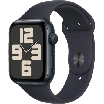 Apple Watch SE GPS 44mm Midnight Aluminium Case with Midnight Sport Band - M/<wbr>L (MRE93QR/<wbr>A) - Metoo (1)