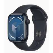 Apple Watch Series 9 GPS 41mm Midnight Aluminium Case with Midnight Sport Band - S/M (MR8W3QR/A)