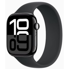 Apple Watch Series 10 GPS 46mm Jet Black Aluminium Case with Black Sport Band - S/<wbr>M (MWWP3QI/<wbr>A)