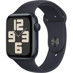 Apple Watch SE GPS 44mm Midnight Aluminium Case with Midnight Sport Band - M/<wbr>L