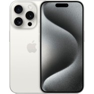 Смартфон Apple iPhone 15 Pro 256GB, White Titanium (MTV43HX/A)