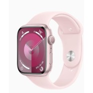 Apple Watch Series 9 GPS 45mm Pink Aluminium Case with Light Pink Sport Band - M/L (MR9H3QR/A)