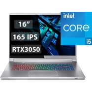 Ноутбук Acer Predator Triton PT316-51S 16WUXGA IPS 165Hz Intel® Core™ i5-12500H/16Gb/SSD 512Gb/NVIDIA® GeForce RTX™ 3050Ti-4Gb/Silver/Dos