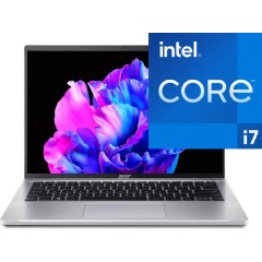 Ноутбук Acer Swift Go SFG14-71 14.0 2.8K OLED 90Hz Intel® Core™ i7-1355U/<wbr>16 Gb/<wbr>SSD 1024Gb/<wbr>Silver/<wbr>Dos(NX.KMZER.008)