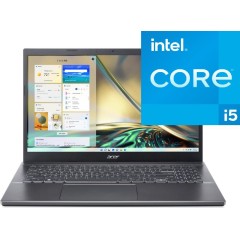 Ноутбук Acer Aspire 5 A515-57-51U3-J7 15,6 QHD IPS Intel® Core™ i5-12450H/<wbr>16Gb/ SSD 512Gb/<wbr>Intel UHD Graphics/<wbr>Steel Gray/<wbr>Dos(NX.KQGER.001)