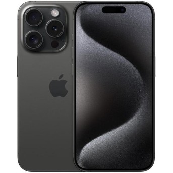 Смартфон Apple iPhone 15 Pro 128GB, Black Titanium (MTUV3HX/<wbr>A) - Metoo (1)