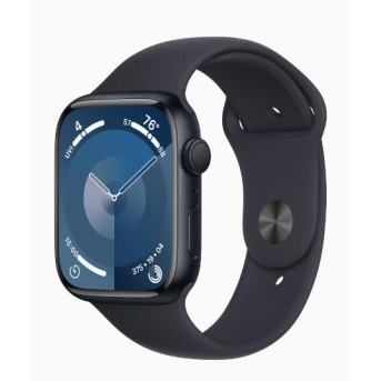 Apple Watch Series 9 GPS 45mm Midnight Aluminium Case with Midnight Sport Band - M/<wbr>L (MR9A3QR/<wbr>A) - Metoo (1)