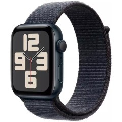 Apple Watch SE GPS 44mm Midnight Aluminium Case with Ink Sport Loop (MXEP3QI/<wbr>A)