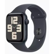 Apple Watch SE 2024 GPS 44mm Midnight Aluminium Case with Midnight Sport Band - M/L S/M Model A2723 (MXE3QI/A) (MXEK3QI/A)